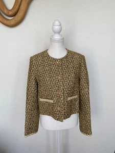 CHANEL Style - Classic - Glamour - Golden Jacket Size 40 - Picture 1 of 7