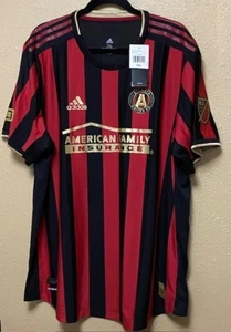 Adidas Atlanta United FC Authentic Fußball Trikot schwarz/rot/gold - Herren 2XL - NEU - Bild 1 von 10
