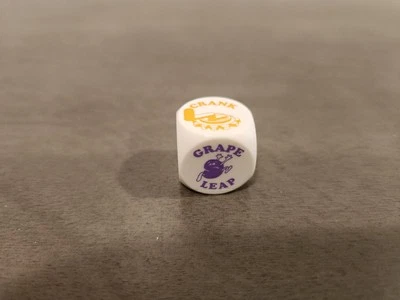 Juego de mesa Grape Escape pieza de repuesto: dados individuales Foto 1 de 4