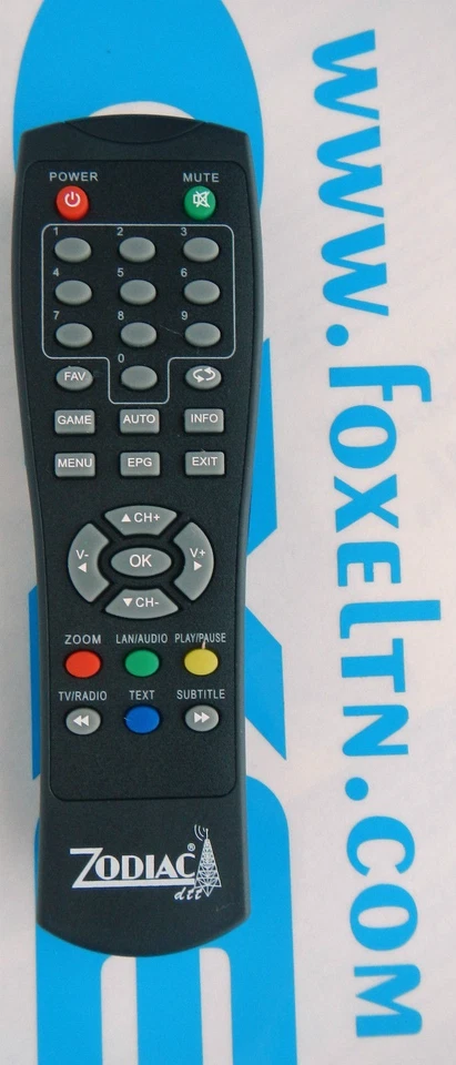 Zodiac Telecomando Originale X Decoder Digitale Terrestre Dzr7/Mio -559570143- - Immagine 1 di 1