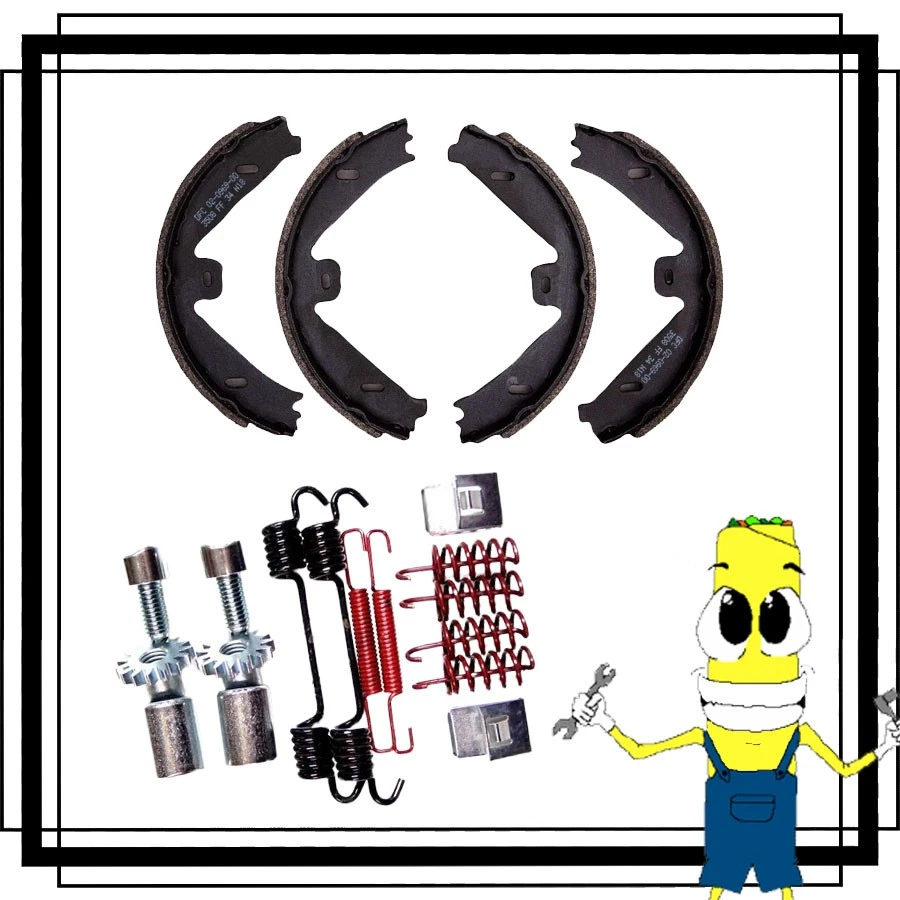 Kit de herrajes de zapata de freno de emergencia de estacionamiento para Mercedes-Benz E63 AMG S 2014-2016 Foto 1 de 1