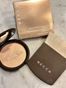 Jaclyn Hill Signed Becca Highlighter Champagne Pop & Brush. RARE SIGNATURE! NEW - Picture 1 of 7