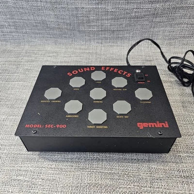 Máquina de efectos de sonido láser Gemini SEC-900 de colección, rayos, etc. Funciona Foto 1 de 4