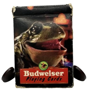 1996 Anheuser-busch Budweiser Frösche Spielkarten gebraucht. - Bild 1 von 14