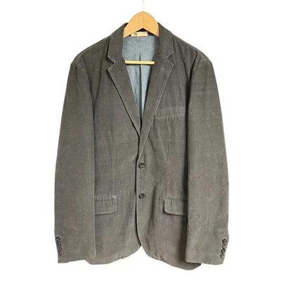 Chaqueta Blazer J Crew Ludlow Para Hombre 42R Pana Gris Talla Mediana Foto 1 de 4