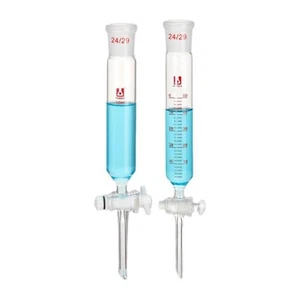 Chemistry Lab Glassware 25ml-1000ml Cylindrical Separating Funnel Supplies - Picture 1 of 11