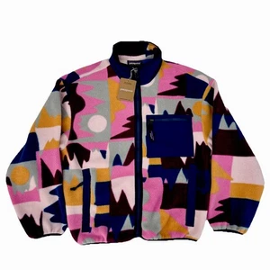 NEW Patagonia Synchilla Full Zip Fleece Marble Pink Jacket Womens Size XS - Picture 1 of 6