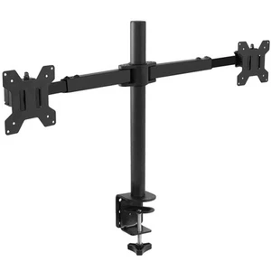 VIVO Telescoping Dual 21" to 32" Monitor Mount, Heavy Duty Desk Stand - Picture 1 of 8