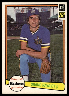 1982 Donruss #352b Shane Rawley Seattle Mariners - Image 1 of 2
