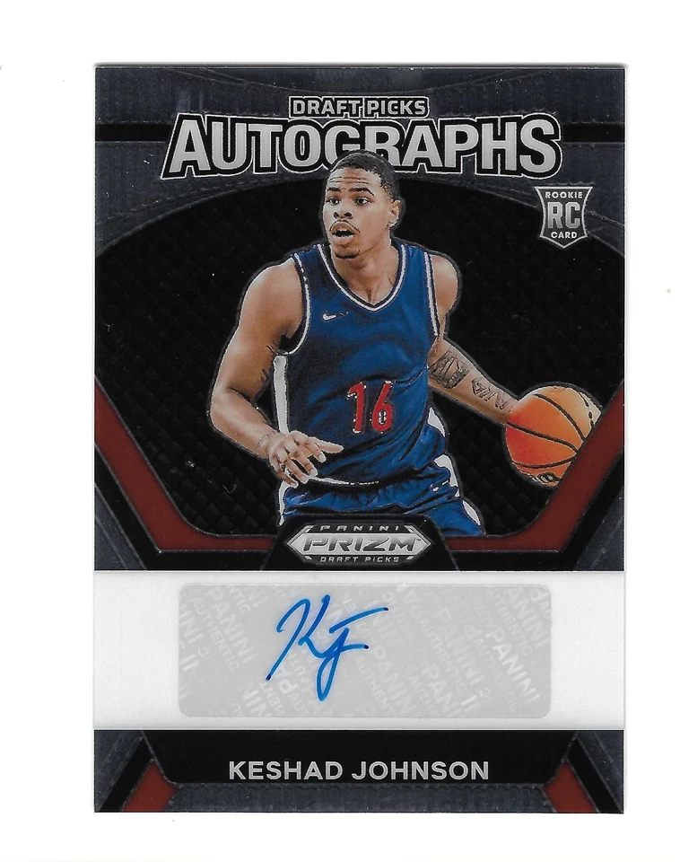 KESHAD JOHNSON 2024 PRIZM DP ROOKIE AUTOGRAPH $25.00 ARIZONA WILDCATS HEAT - Image 1 of 1