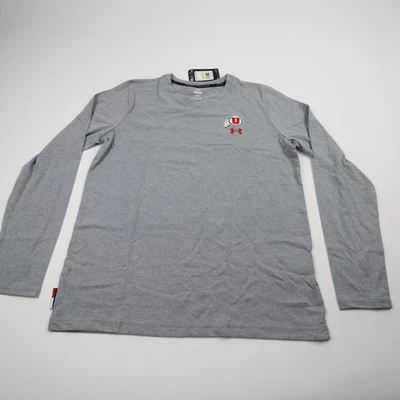 Utah Utes Under Armour Long Sleeve Shirt Women's Gray New - Image 1 of 4
