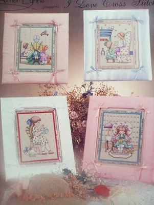 Vintage Alma Lynne Cross Stitch Pattern Booklet Cross Stitch Theme Patterns - Image 1 of 3