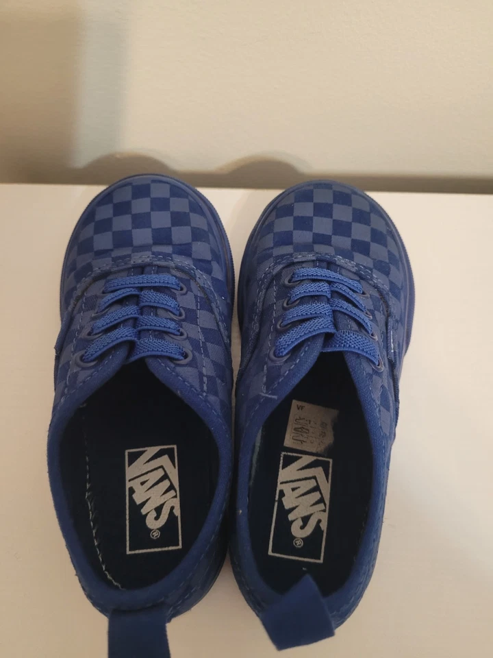 Vans Old Skool Color Theory Azul Blanco Bebé Zapatos Tenis Infantil TD Talla 5 Foto 1 de 4