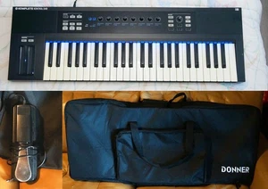 Native Instruments Komplete Kontrol S49 MK1 + Donner Bag & Sustain Pedal Bundle - Picture 1 of 10