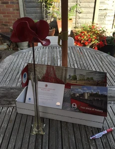 Paul Cummings Original Tower of London Poppy mit Faltblatt Zertifikat & Box - Bild 1 von 13