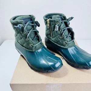 SPERRY DAMEN SALZWASSER STIEFEL - GRÖSSE: DAMEN 6 - GRÜN - Bild 1 von 6