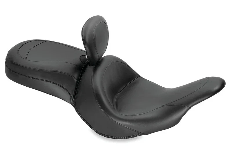 Mustang Touring Seat w/Driver Backrest Kawasaki Vulcan 1700 Vaquero 2011-2025 - Image 1 of 1