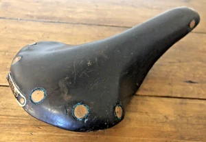 Brooks Professional Saddle, Black, VGC 1970s - Picture 1 of 11