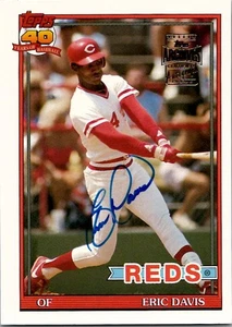 2003 Topps Archives All Time Fan Favorites ERIC DAVIS Cincinnati Reds AUTO - Picture 1 of 2