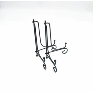Soportes de exhibición de platos de hierro forjado de 2 piezas para decoración del hogar - Imagen 1 de 12
