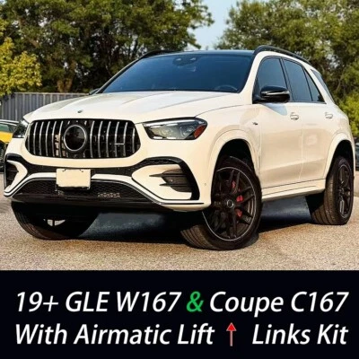 For 2019+ Mercedes Benz W167 GLE C167 Adjustable Airmatic Lift Kit Rises Links Foto 1 de 4