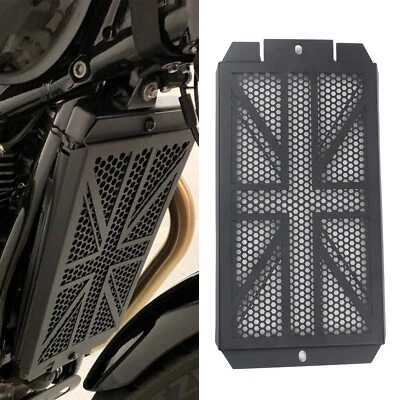 Protector de parrilla de radiador negro para motocicleta para Triumph Thruxton 1200 Foto 1 de 4
