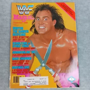 WWF Magazine September 1988 Brutus The Barber Beefcake Very Good Condition - Bild 1 von 3