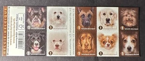 BELGIUM 2014 BOOKLET DOGS CHIENS AUTO ADHESIVE 19719-2 - Picture 1 of 1