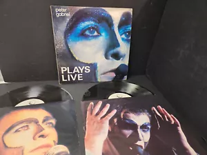 Peter Gabriel Plays Live (Double Vinyl LP Set, 1983, Geffen) Inners EX/VG+ - Picture 1 of 22