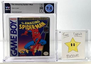 The Amazing Spider-Man Nintendo Gameboy GB New 1990 Sealed WATA Graded 7.5 A - Picture 1 of 4