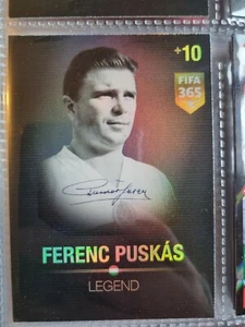 Ferenc Puskas with Signature #374 -Adrenalyn XL Card Legends 2015/16 Mint Rare - Imagen 1 de 2