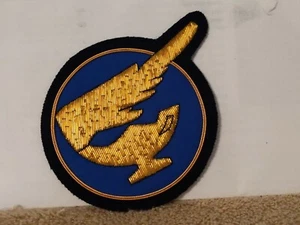 USAF 54th Bomber Squadron Color Bullion Patch 4 3/4 x 3 3/4 inches - Picture 1 of 3