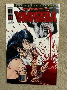 HARRIS COMICS VENGEANCE OF VAMPIRELLA (1994) #1 Primera impresión Blood RED FOIL cubierta - Imagen 1 de 2
