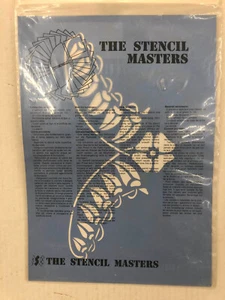 STENCIL PITTURA DECORAZIONE PARETI LEGNO TESSUTO VETRO CERAMICA FLOREALE CM23X12 - Foto 1 di 2
