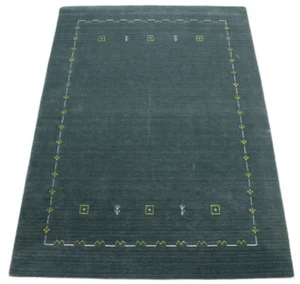 Grau Grün Teppich Wolle Viskose Fine Orientteppich Handgewebt 170x240 CM WR99 - Bild 1 von 8