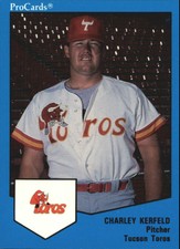1989 Tucson Toros ProCards #188 Charley Kerfeld