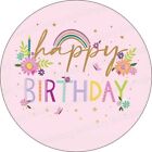 Birthday edible cake topper muffin picture party decoration gift birthday happy