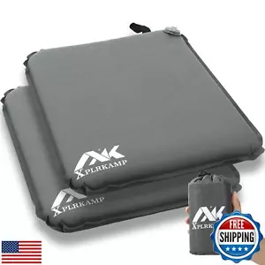 XplrKamp Inflatable Seat Cushion for Airplane Travel Camping Hiking, Comforta - Picture 1 of 5