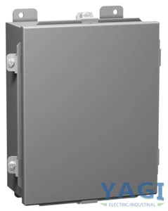 Hammond 1414N4O10 Abzweigdose mit geklemmtem Lift Off Deckel 16x14x10 Stahl Typ 4 - Bild 1 von 3