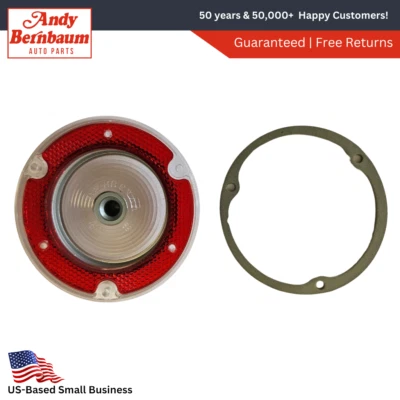 Lente de luz de respaldo Plymouth Barracuda Valiant 1964-1965 con junta 2525647 Nuevo de Lote Antiguo Foto 1 de 4