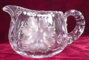 Biltmore Milchkännchen Ideal Cut Glass Co. #809 American Brilliant Antik - Bild 1 von 7