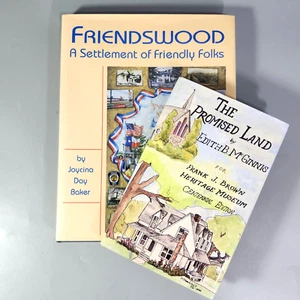 Joycina Baker Signed Friendswood TX History Books Promised Land Edith McGinnis - Foto 1 di 24