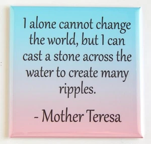 "I Alone Cannot Change..." FRIDGE MAGNET inspirational quote - Picture 1 of 3