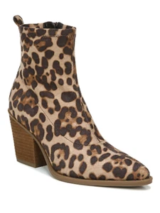 Soul Naturalizer Melodi Leopard Cheetah Bootie **Choose Size ***Medium Width - Picture 1 of 5