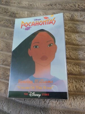 1995 Sealed Disney Store POCAHONTAS Colors of the Wind CASSETTE SINGLE + Spanish - Image 1 of 3