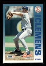 1992 Fleer 7 Eleven/Citgo The Performer Roger Clemens #6 Boston Red Sox