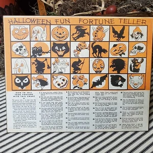 ADORABLE SIGNO DE CARTA DE ADIVINO DIVERTIDO ESTILO RETRO PRIMITIVO VINTAGE - Imagen 1 de 9