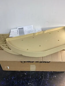 Rev-A-Shelf 6842-31-15-570 31" Half Moon Lazy Susan for Corner Cabinets - Almond - Picture 1 of 2