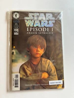 Star Wars: Episodio 1 Anakin Skywalker con certificado de autenticidad #1145 firmado Foto 1 de 3