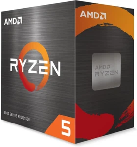 Processore AMD Ryzen 5 5500 (6 Cores/12 Threads, 65W TDP, AM4 Socket, 19 MB Cach - Foto 1 di 12